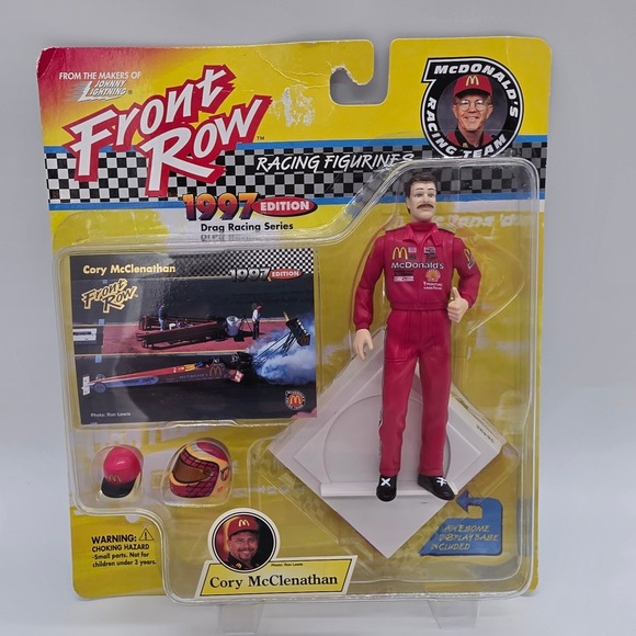 Nascar Other - Front Row 1997 Cory McClenathan McDonalds Drag Racing Action Figure Johnny Light